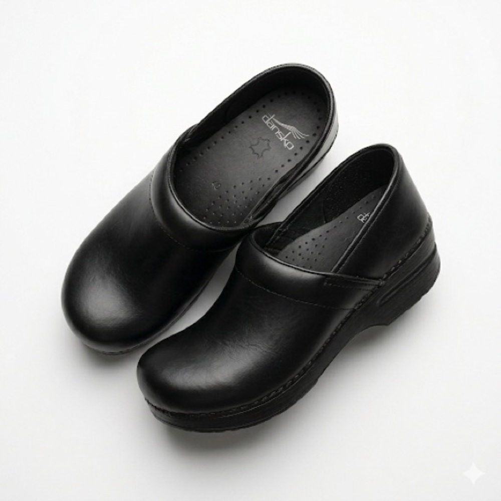 Dansko Women’s Professional Nursing Clogs Black 40 EU 40 approx. US 9.5